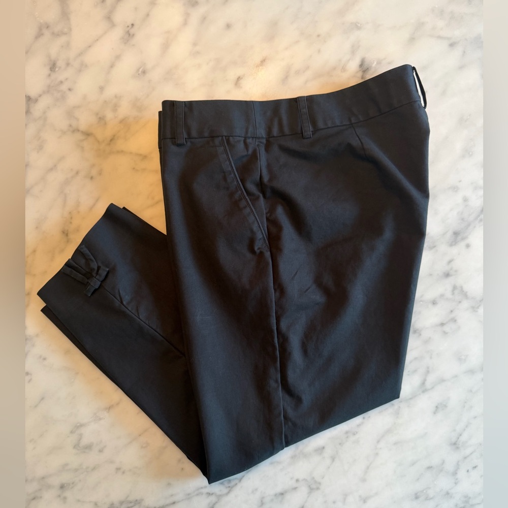 kate spade new york black capri cotton trouser pants - Women’s Size 8